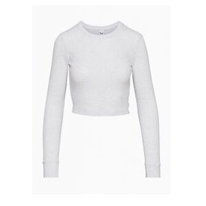 TNA cropped waffle long sleeve